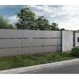 Gard modern fibrociment, Fibro X, Light Grey Day