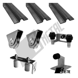 Kit poarta culisanta L1, greutate sustinuta 220kg