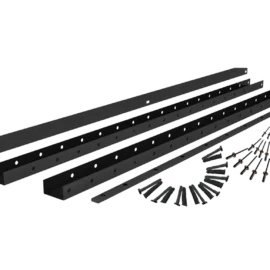 Cadru gard, Model Jaluzea, 30x60mm, Aluminiu