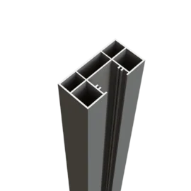 Cadru gard tip C, Multifunctional Ranforsat, 30x60mm, Aluminiu