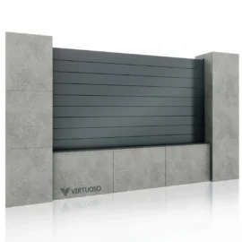 Gard Cu Placaj Apollo Aluminiu