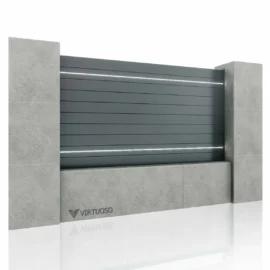 Gard Cu Placaj Bacus Aluminiu