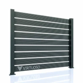 Gard WPC Ares Aluminiu, Hard Strips 1500x2000mm 1500x2500mm 2000x2000mm 2000x2500mm