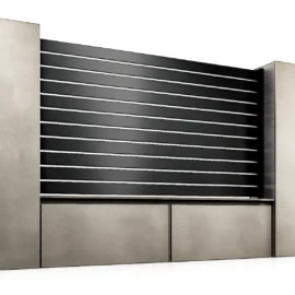 Gard metalic din aluminiu, model Taurus