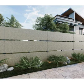 Gard modern fibrociment, Fibro X, Ivory Dayd