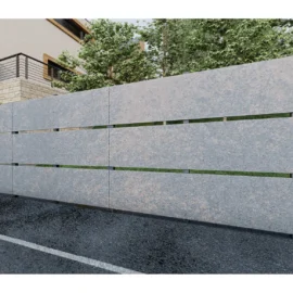 Gard modern fibrociment, Fibro X, Space Grey Day