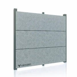 Gard modern fibrociment, Fibro X, Space Grey Night