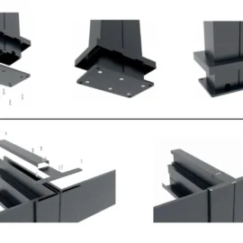 Kit Prelungire pentru Pergola DELUXE si SUPREME, Lungime 3000 mm - Extindere Modulara pentru Pergole