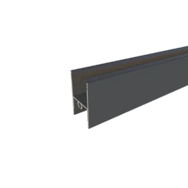 Lamela ovala, Model zeus, 120x8mm, Aluminiu