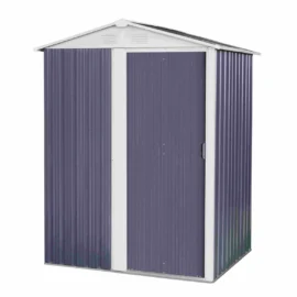 Magazie tip casuta depozitare gradina EasyBox Small 2m2, casuta depozitare unelte, Basic, Otel zincat