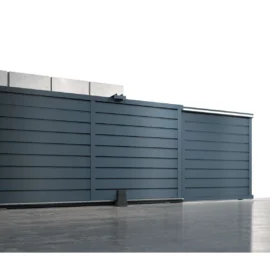 Poarta armonica telescopica metalica din aluminiu, model Sfinx