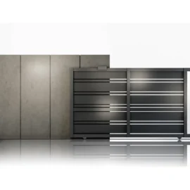 Poarta auto batanta aluminiu 3500x1800mm, prefabricat, model Neptun, gri antracit